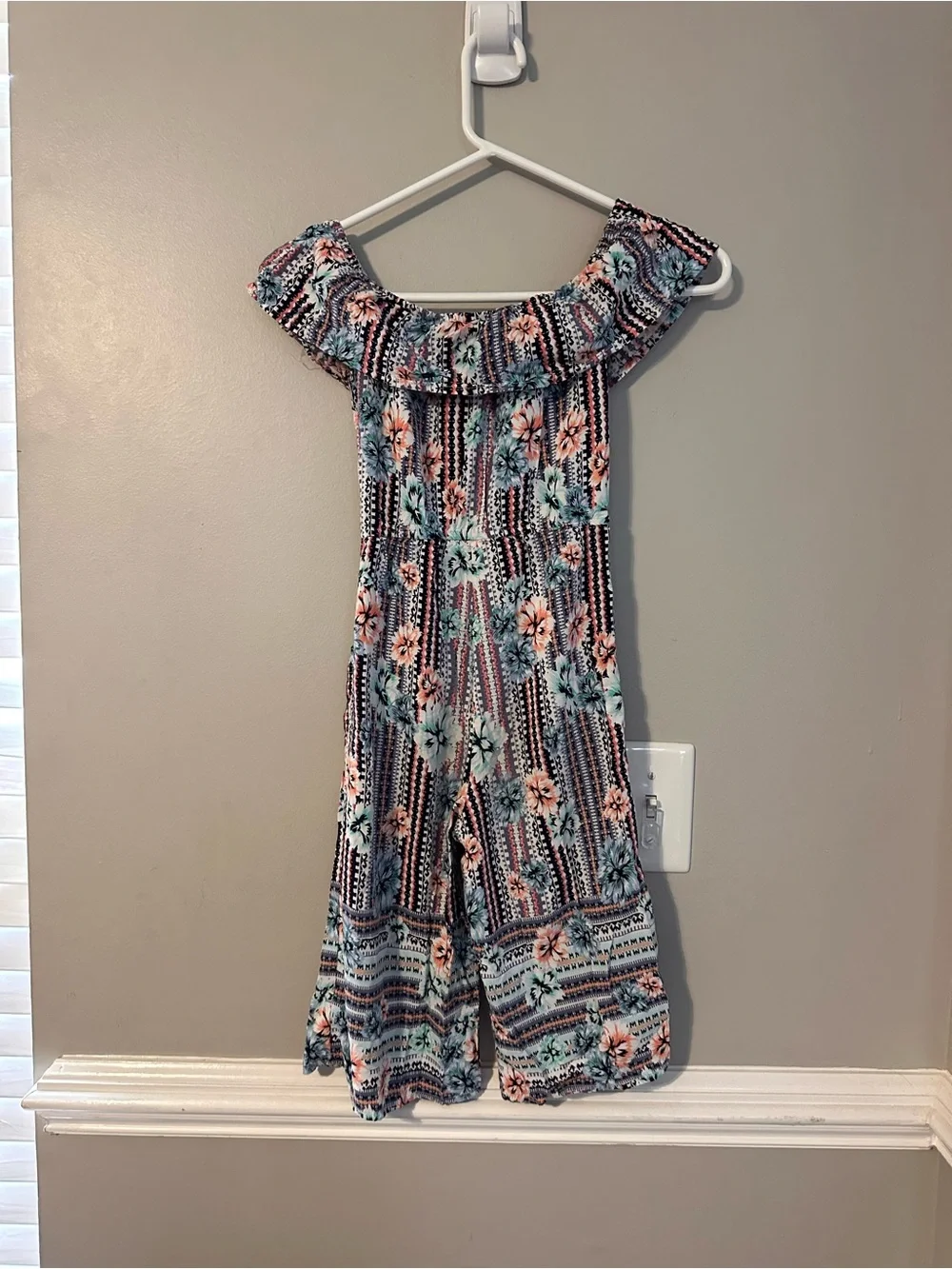 Justice Girls Capri Length Romper size 7
